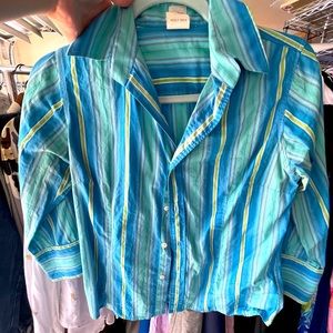 Gorgeous Craig Taylor button down Egyptian Cotton blue XS